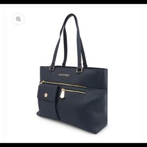 Valentino Casper Tote in Navy